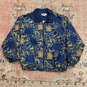 Slade Jacket Large Long Sleeve Full Zip Windbreaker Vintage